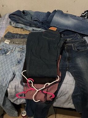 Pants I have Express and Levi’s